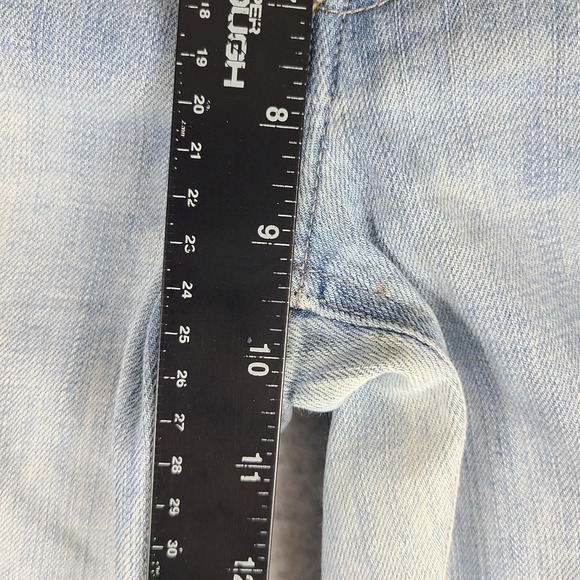 Lucky Brand Jeans Womens 4/27 Blue Bridgette Skinny Distress Light Wash Denim * - Picture 4 of 16